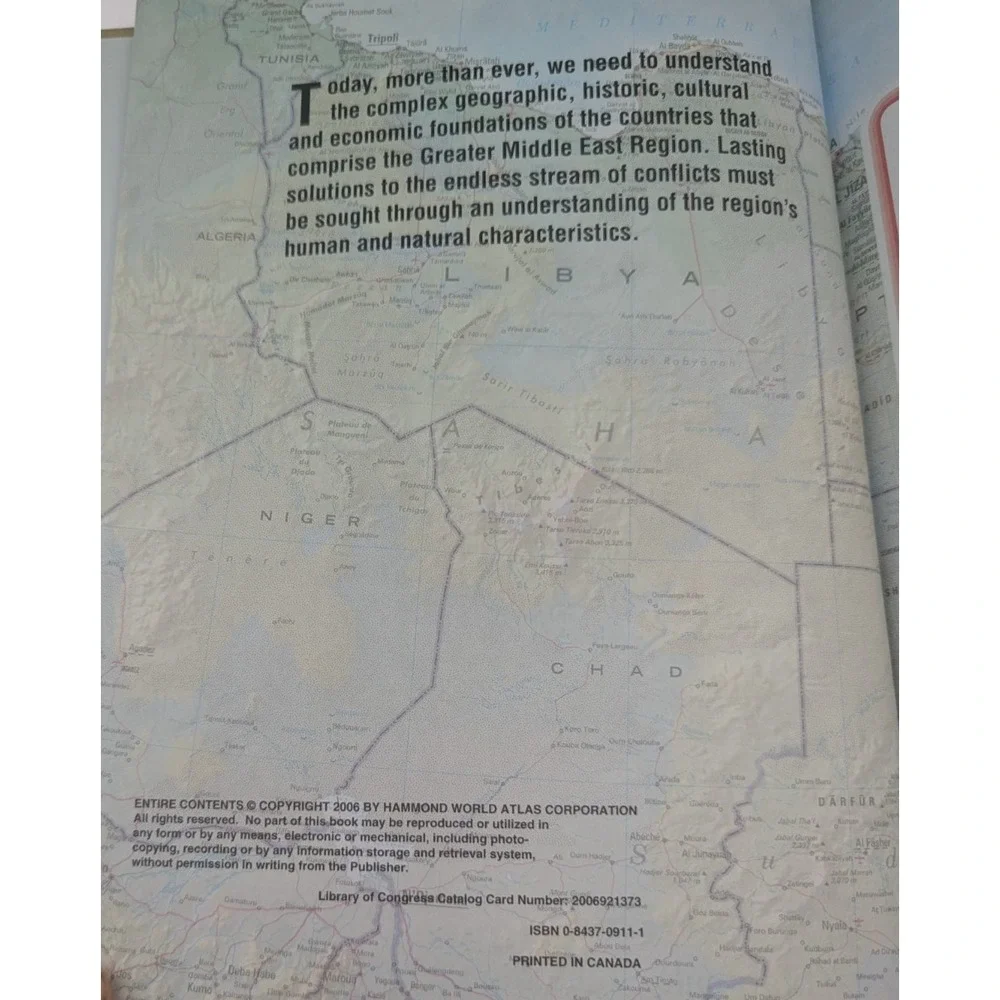 Hammond Atlas of the Middle East and North Africa
